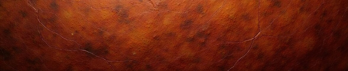 Rich brown leather, textured surface, natural grain, cattle hide, hide