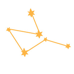 zodiac constellation icon vector