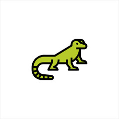 frog on white background