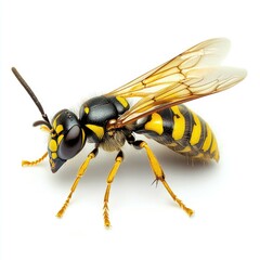 Stunning Close-up of a Wasp: Detailed Photography of Insect Anatomy