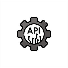 gear icon vector illustration