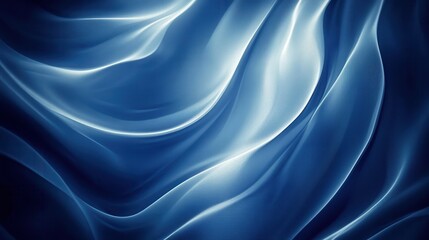 Obraz premium Navy Blue Satin Fabric Texture Background Ultra HD