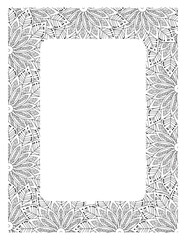 Flower Borders Coloring Books -KDP
