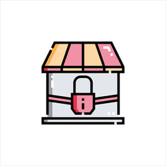 vector illustration of a lamp