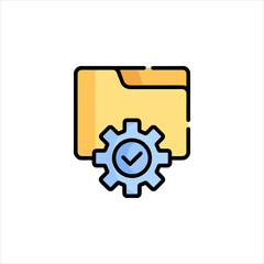 gear icon vector illustration