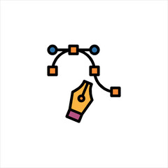 vector illustration of a microscope