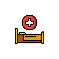 vector illustration of a set of metal screws