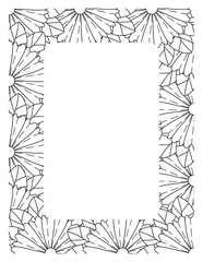 Flower Borders Coloring Books -KDP