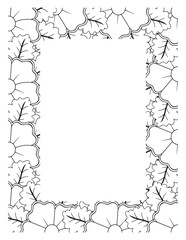 Flower Borders Coloring Books -KDP