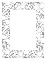 Flower Borders Coloring Books -KDP