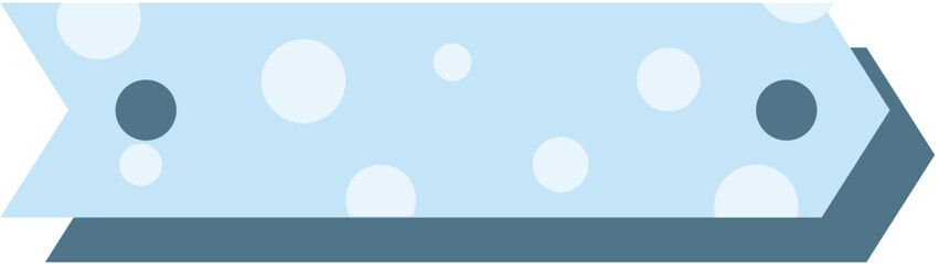 Adorable text box label with playful polka dots, ideal for headings, tags, or decorative design elements with a fun, cheerful vibe.