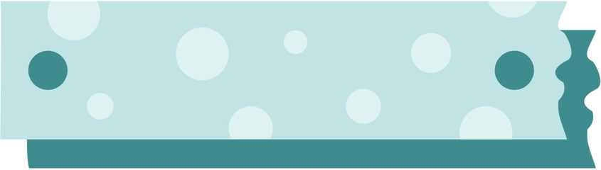 Adorable text box label with playful polka dots, ideal for headings, tags, or decorative design elements with a fun, cheerful vibe.