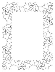 Flower Borders Coloring Books -KDP