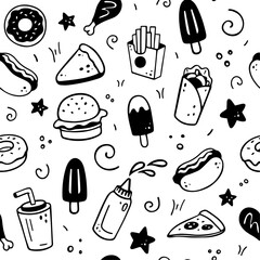 Illustrator Artwork Burger Ellement