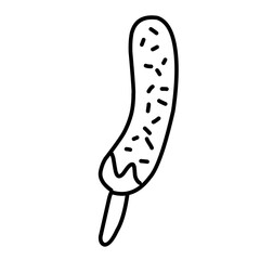 Japanese Summer Festival Icon vector Set 