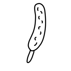 Japanese Summer Festival Icon vector Set 