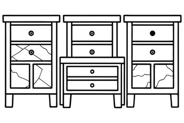 stylish marble top nightstand designs