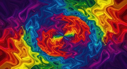 Colorful Abstract Swirl