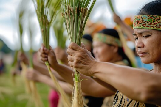 Malaysian Harvest Festival: Tadau Kaamatan, cultural celebration, seasonal event, Labuan traditions, Sabah customs, agricultural homage, community gathering, food abundance, regional pride.