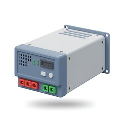 Fototapeta premium 3D Cartoon Voltage Power Converter