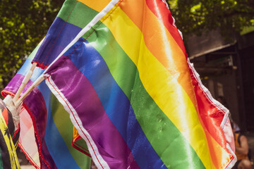 The streets of the city were filled with joy and color with the LGBTI pride march 