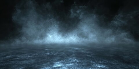 Misty, Dark Landscape