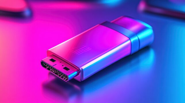 Modern, vibrant USB-C to DisplayPort adapter