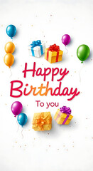 Hapy Birthday to you