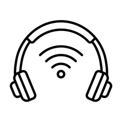 Wireless Headphones Icon