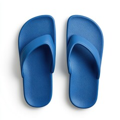 Pair of blue flip-flops (1)