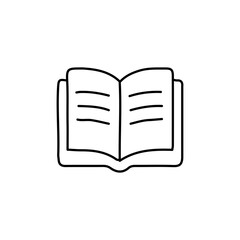 vector illustration of learing icon with outline style
