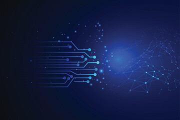 Realistic Blue AI-Generated Background