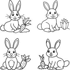 Cute and Creative Easter Coloring Pages for Kids and Adults.