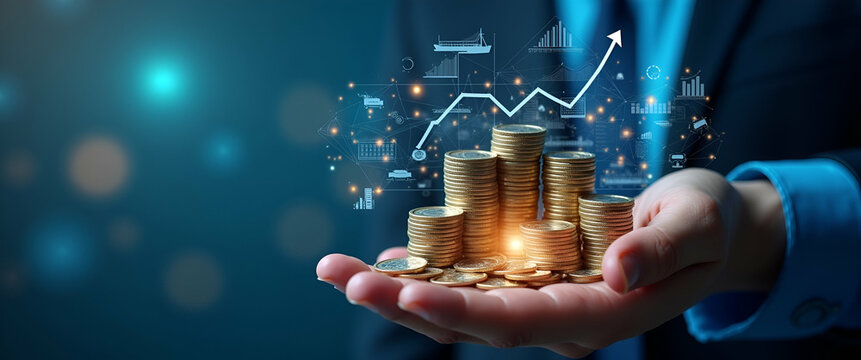 Striking visual portraying fiscal policies on trade emphasizing integrated tax reforms subsidy adjustments budgetary discipline and economic incentives stimulating global market activity. in  Photo St