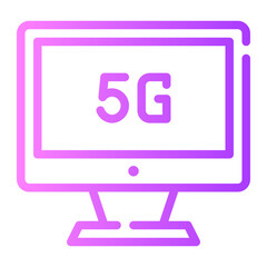 computer gradient icon