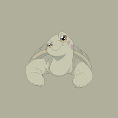 turtle turtle vector image 