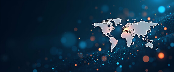 Fototapeta premium Sophisticated Visual Narrative: Cross-Border Blockchain Finance, Decentralized Ledgers, Secure Tokenized Transactions & Innovative Digital Payment Networks for Global Economic Advancement - Photo Stoc