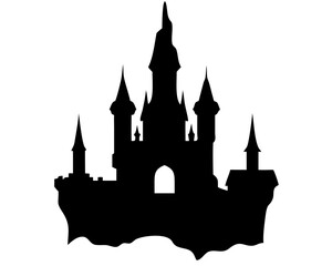 Fototapeta premium silhouette of the church