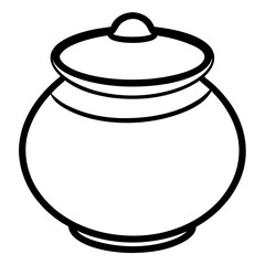 Elegant Clay Pot Home Decor Art