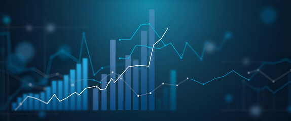 Naklejka premium Maximize Project Revenue Growth: Analyze Historical Performance & Market Indicators for Strategic Planning in Photo Stock Industry
