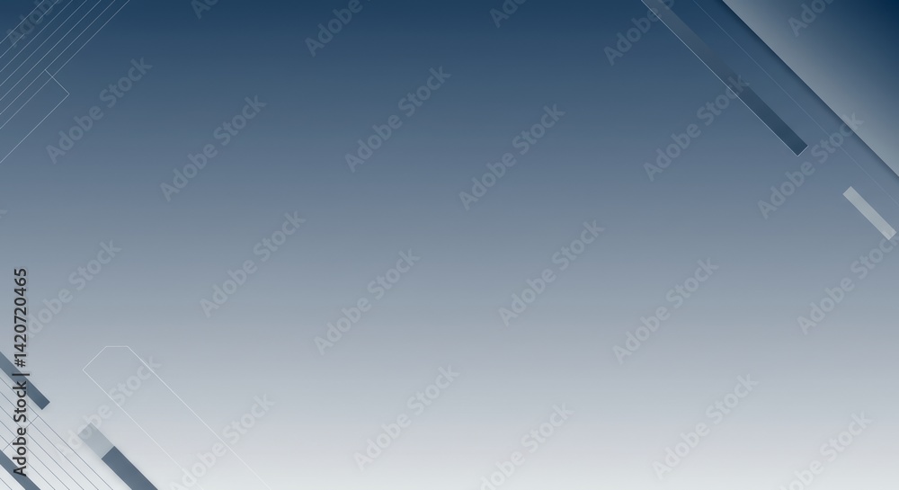 Poster Abstract gradient background with geometric shapes and lines creating a modern backdrop for presentations and design projects
