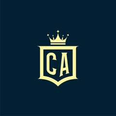 initials law firm logo design vector