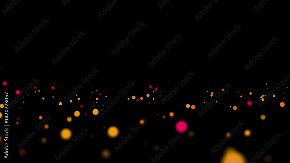 Poster dark background orange red yellow bokeh abstract light texture pattern