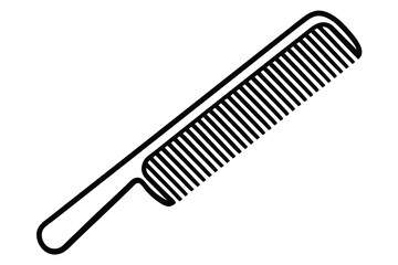 comb silhouette vector illustration