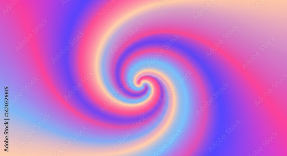 Poster psychedelic swirl background with vibrant colors creates a mesmerizing visual experience.