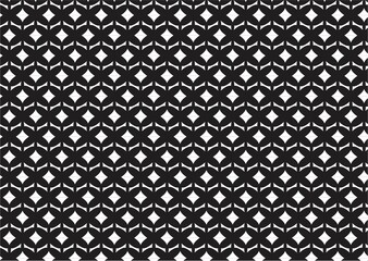 seamless pattern of metal grid with black and white color design