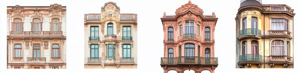 Obraz premium Historic European Style Buildings