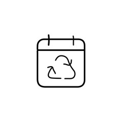 vector illustration of computing icon element with one line style	
