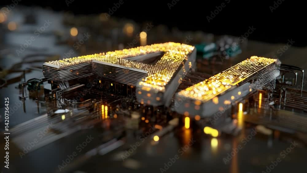 Poster ai technology: a mesmerizing close-up of 