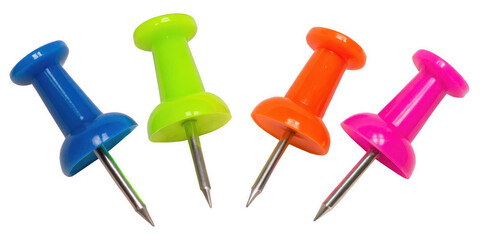 Vibrant Neon Push Pins A Colorful Collection for Organization and Creativity
